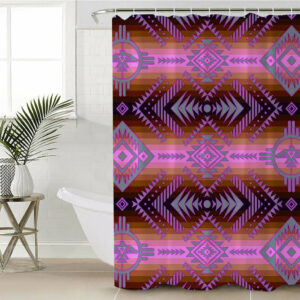 sct0009 native pattern shower curtain