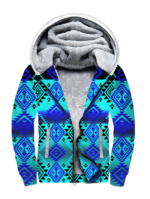 sfh0024 blue light pattern native 3d fleece hoodie