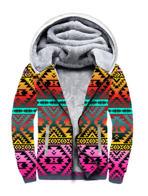 sfh0025 full color light pattern native 3d fleece hoodie 1