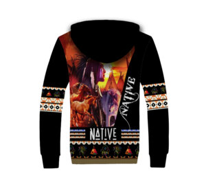 sfh0028 native american 3d fleece hoodie