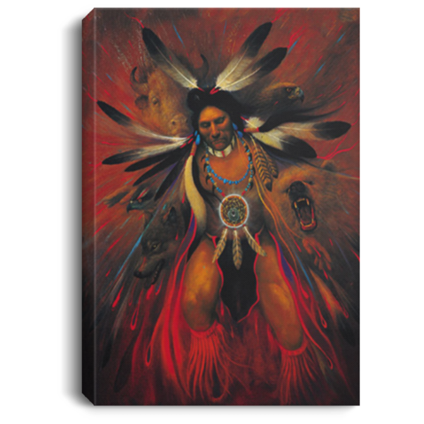 Native American Canvas Indian 2024 49native Com   Shaman Native American Canvas New 600x600 