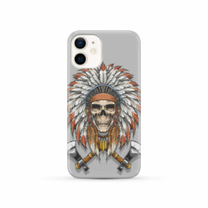 skull chief with poleax phone case 1