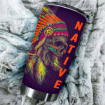 skull native american pattern
