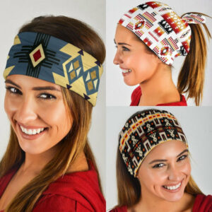 southwest blue symbol native american bandana 3 pack 1