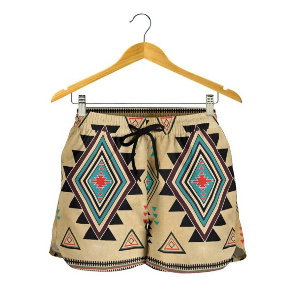 southwest symbol all over print womens shorts