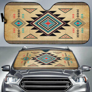 southwest symbol native american design auto sun shades 1