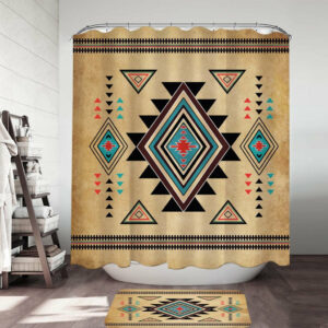 southwest symbol native american shower curtain 1