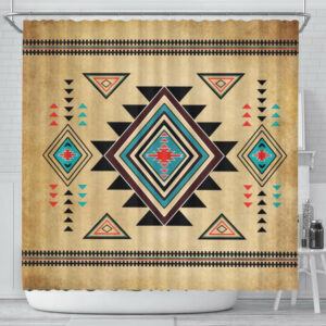 southwest symbol native american shower curtain 2