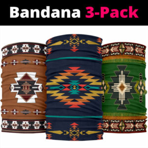 southwest symbol print design bandana 3 pack new 1