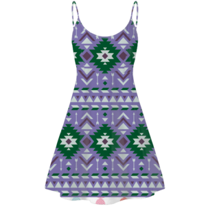 std0010 pattern native american strings dress