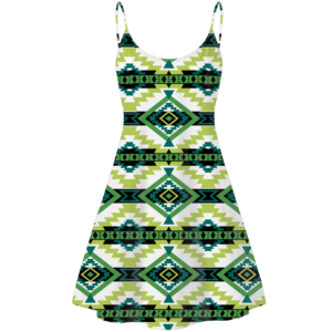 std0011 pattern native american strings dress