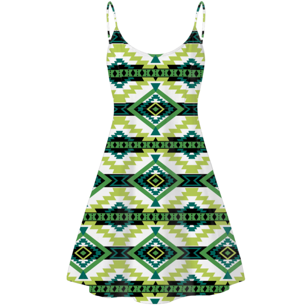 std0011 pattern native american strings dress