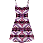 std0012 pattern native american strings dress