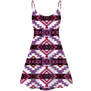 std0012 pattern native american strings dress