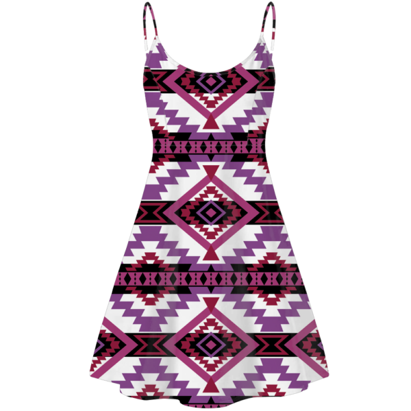 std0012 pattern native american strings dress