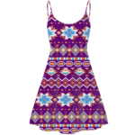 std0014 pattern native american strings dress