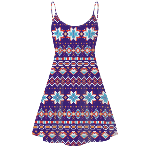 std0015 pattern native american strings dress