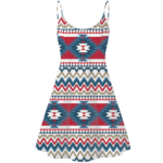 std0017 pattern native american strings dress