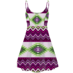 std0018 pattern native american strings dress