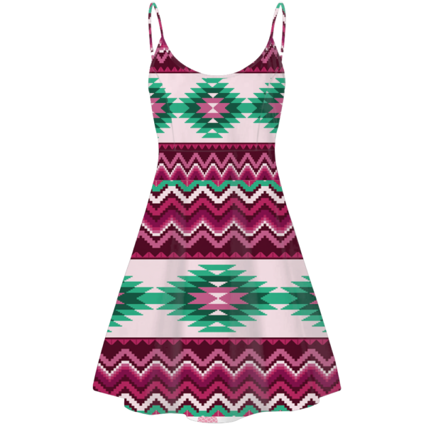 std0019 pattern native american strings dress