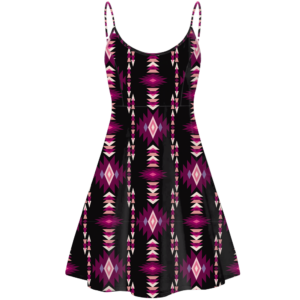 std004 pattern native american strings dress