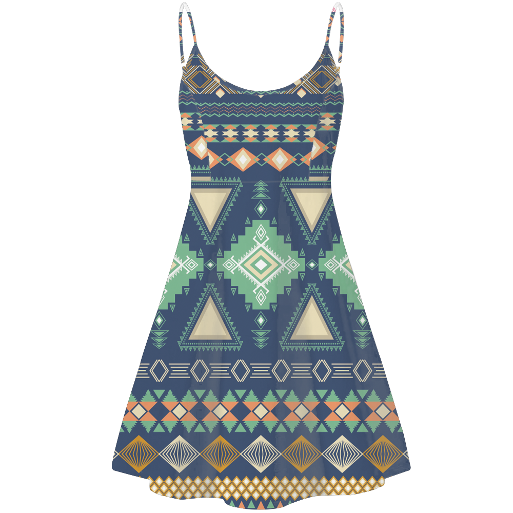 Pattern Native American Strings Dress – 49native.com