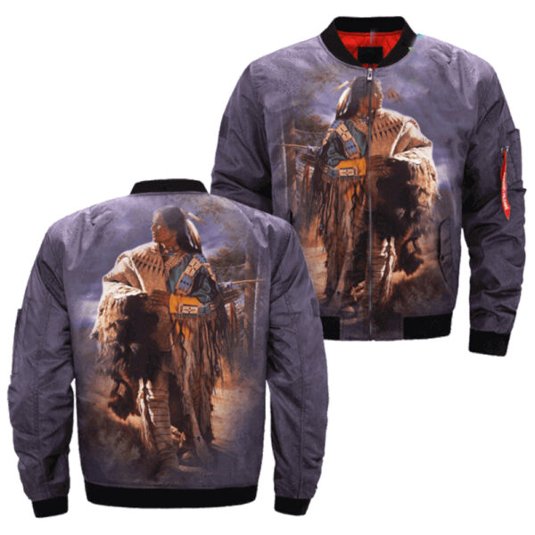 the life of native indian americans bomber jacket jknative 0041