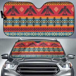 thunder birds native american pride auto sun shades