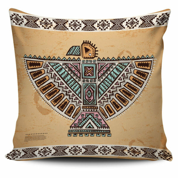 thunderbird brown native american pillow covers no link