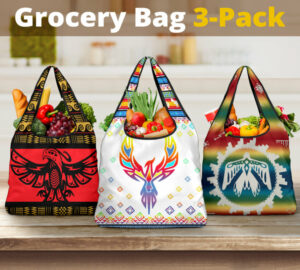 thunderbird colorful grocery bags 1