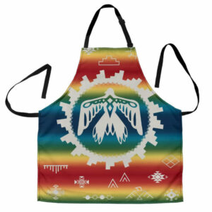 thunderbird rainbow native american apron 1