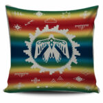 thunderbird rainbow native american pillow covers