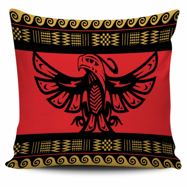 thunderbird red native american pillow covers no link