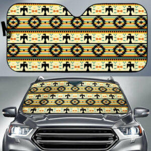 thunderbirds yellow native american symbol auto sun shades no link 1