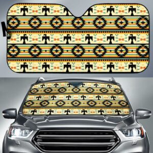 thunderbirds yellow native american symbol auto sun shades no link