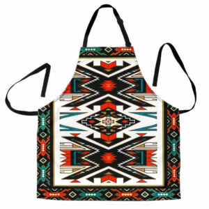 tribal colorful pattern native american apron 1
