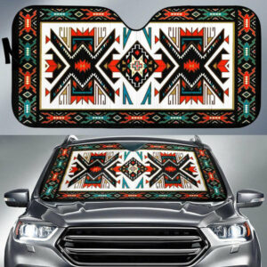 tribal colorful pattern native american pride 3d auto sun shades no link 1