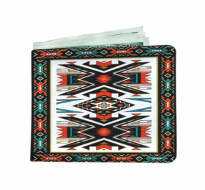 tribal colorful pattern native american pride wallet
