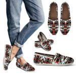 tribe colorful pattern design casual shoes