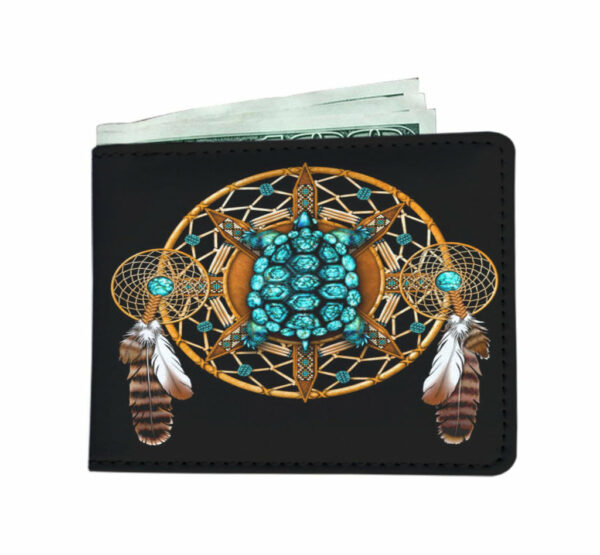 turble dreamcatcher native american wallet