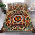 turtle spirit native american bedding set