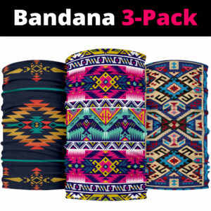 united thunderbird native american design bandana 3 pack new 1