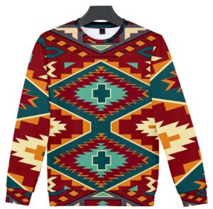 united tribes art native american 3d sweatshirt