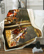 wariors fleece blanket