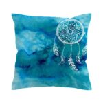watercolor dream catcher pillow case pink and blue pillow covers