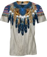 welcomenative butterfly buffalo skull 3d t shirt all over print t shirt 