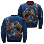 Werewolf Native American Werewolf Shaman Bomber Jacket