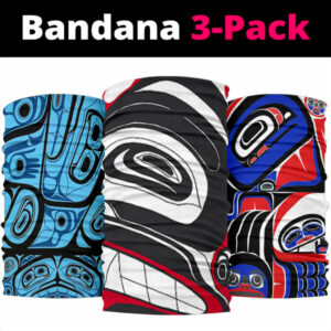 west coast haida bandana 3 pack new 1