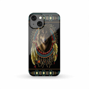 wolf dream catcher native american phone case gb nat00020 pcas01 1