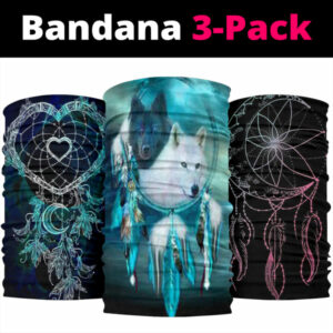 wolf heart bandana 3 pack new 1